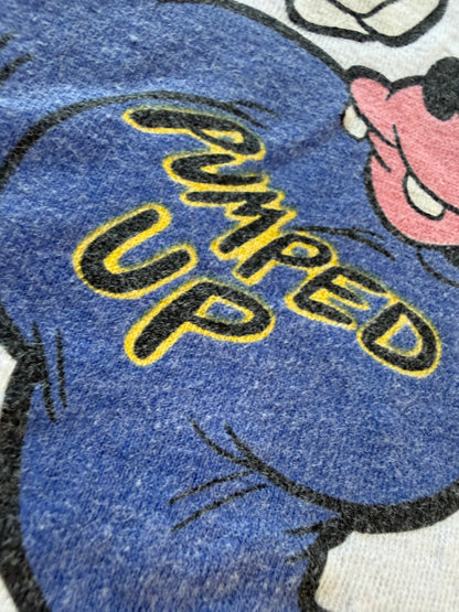 Vintage Goofy's Gym 100% Pumped Graphic Tee Mickey Unlimited XL