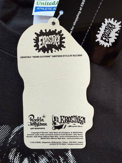 Erostika hang tag back with Rockin Jelly Bean art graphics text