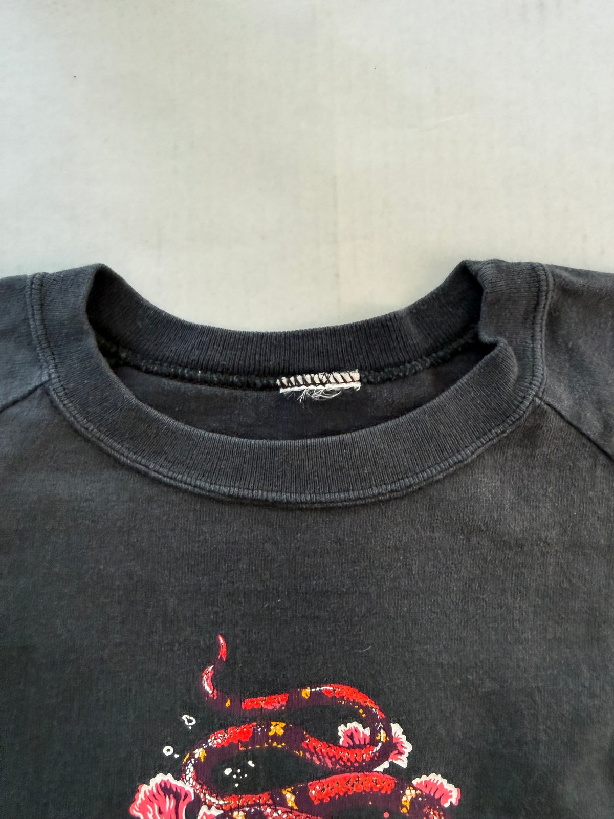 Naughty CheerHeadz tee laid flat