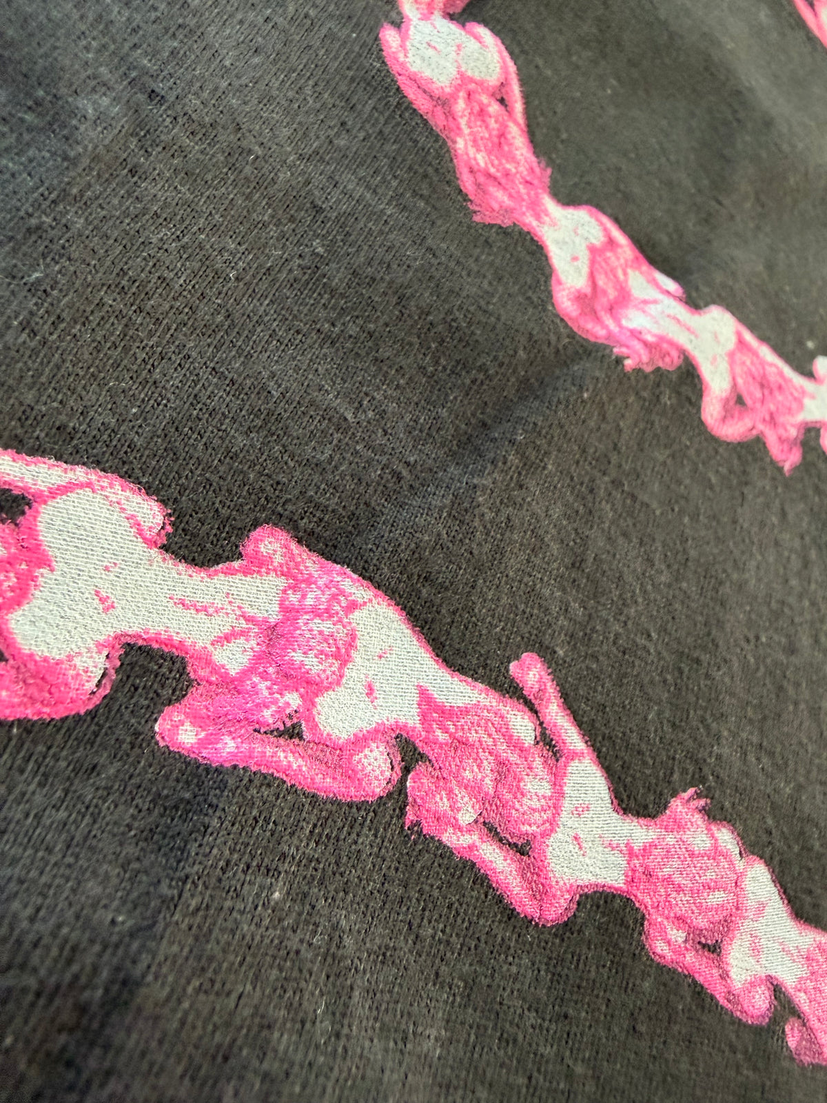 Human Centipede III tee graphic close up