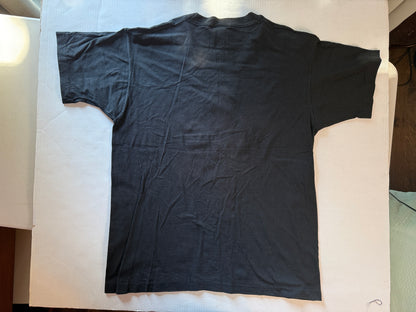 Vintage Mickey & Co Hi Folks Star Graphic Tee Donnkenny One Size Black Faded