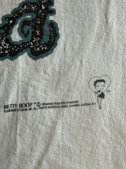 Vintage 1994 Betty Boop Glitter Shoop Graphic Tee Changes XL USA