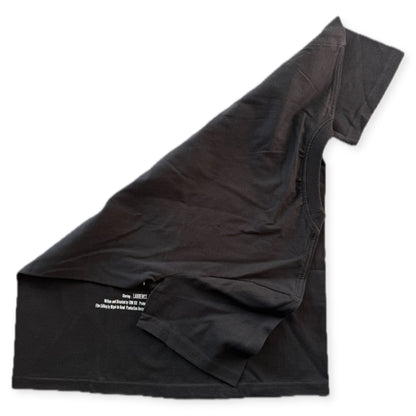 Human Centipede II tee back folded, white background