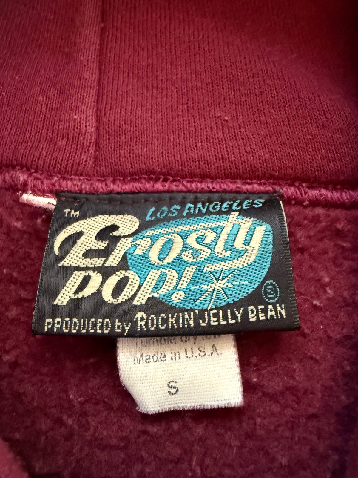 Erosty Pop Los Angeles woven tag size S