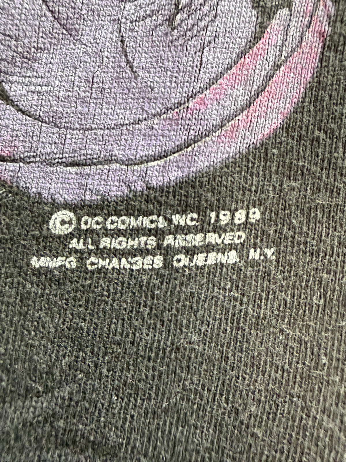 Vintage 1989 Joker HAHAHA Graphic Tee Faded Black Single Stitch