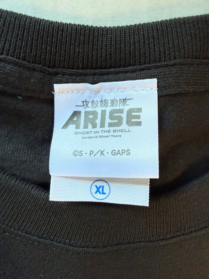 Ghost in the Shell ARISE Logicoma Tee Movic XL Charcoal 2014