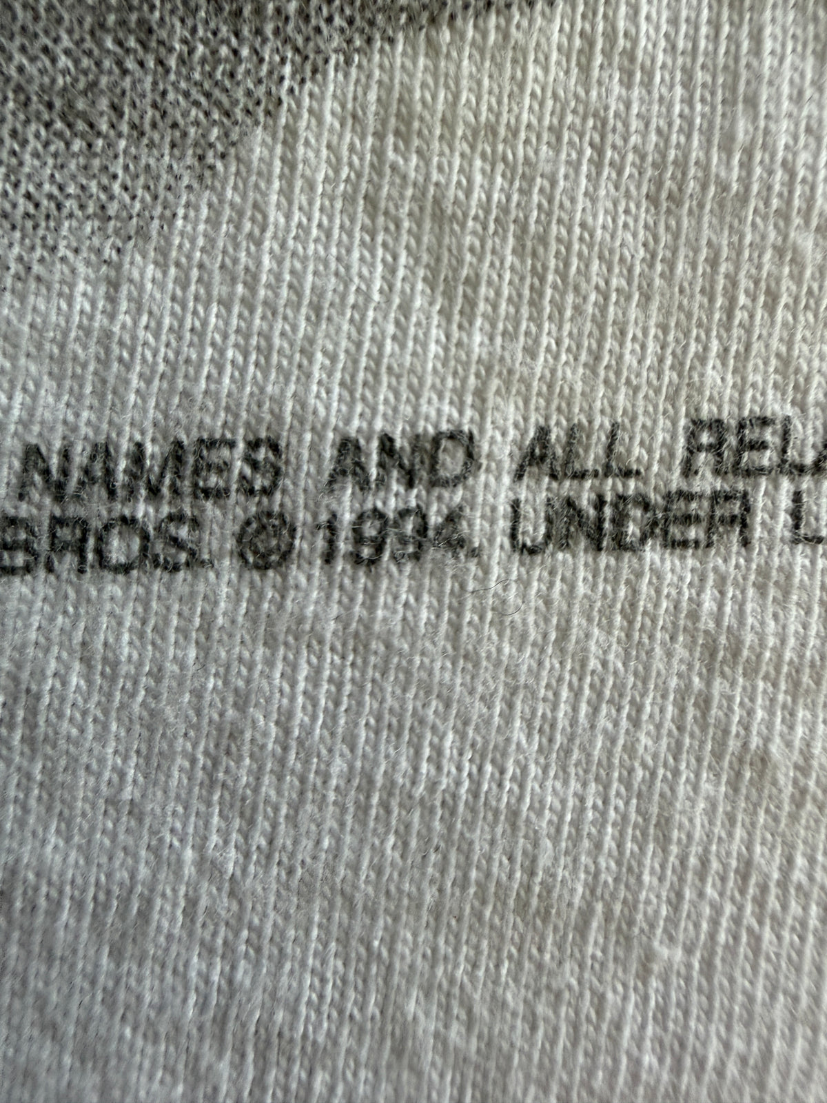 Vintage 1994 Animaniacs Brain Take Over the World Double Sided Tee White