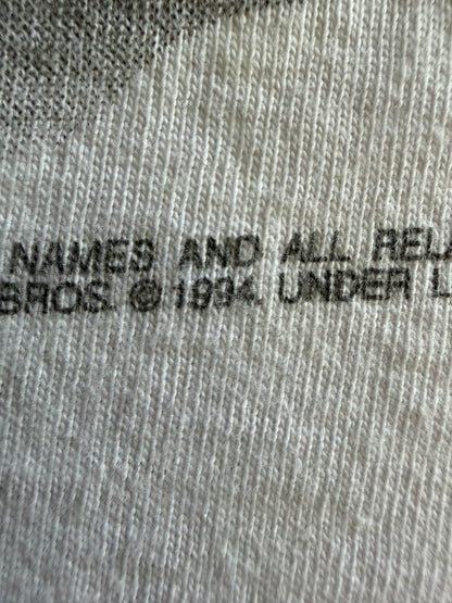 Vintage 1994 Animaniacs Brain Take Over the World Double Sided Tee White