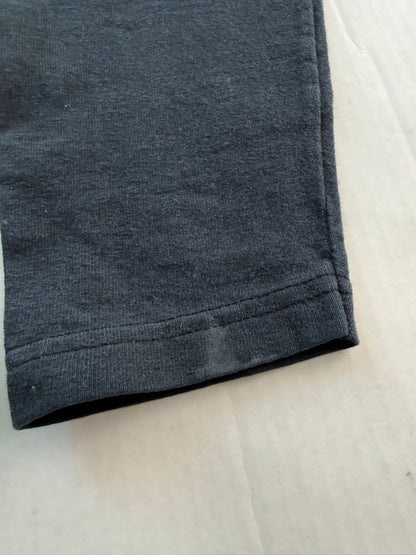 Naughty CheerHeadz tee interior sleeve seam and fading