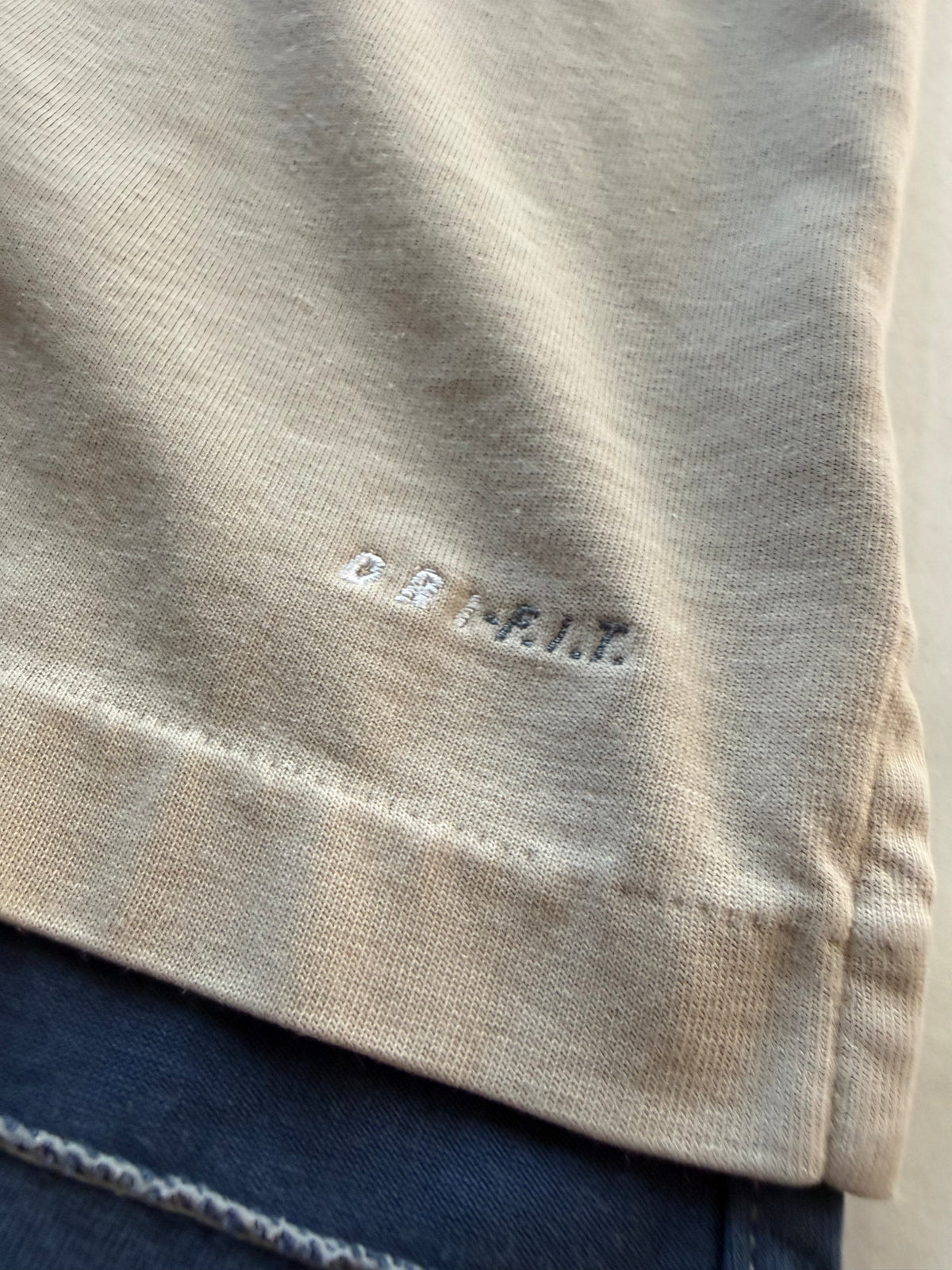 Nike Golf polo hem embroidery detail