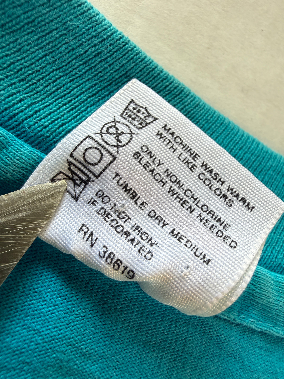 Vintage 1993 Bugs Bunny American Classic Graphic Tee Anvil XL Teal