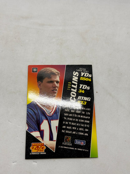 1995 Sportflix Kerry Collins Rookie 131 Pinnacle Card