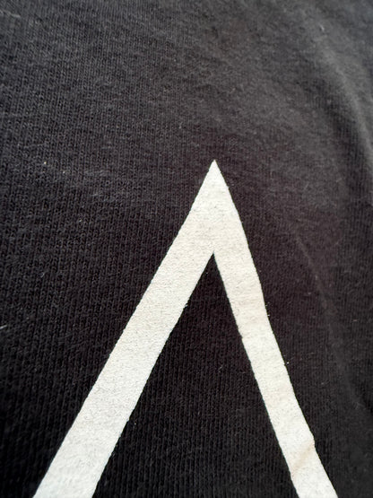 HUF x Erostika tee, care tag made in Honduras
