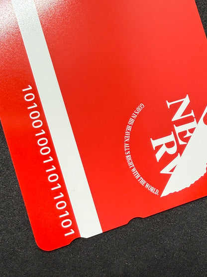 Evangelion UN NERV red telephone card