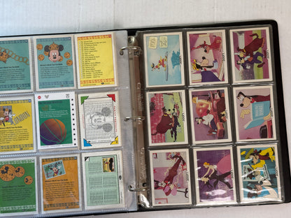 Vintage Disney Collector Cards Album Impel Binder 24 Pages