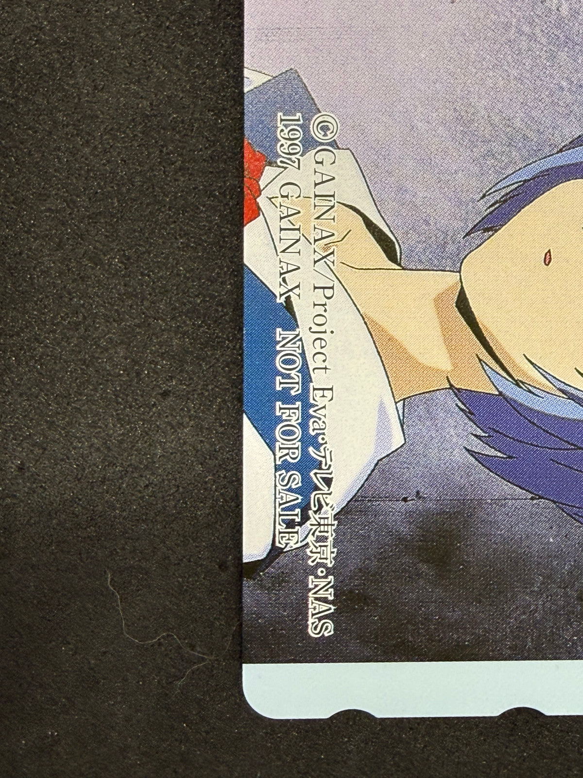 Evangelion Rei Ayanami arigato not for sale telephone card