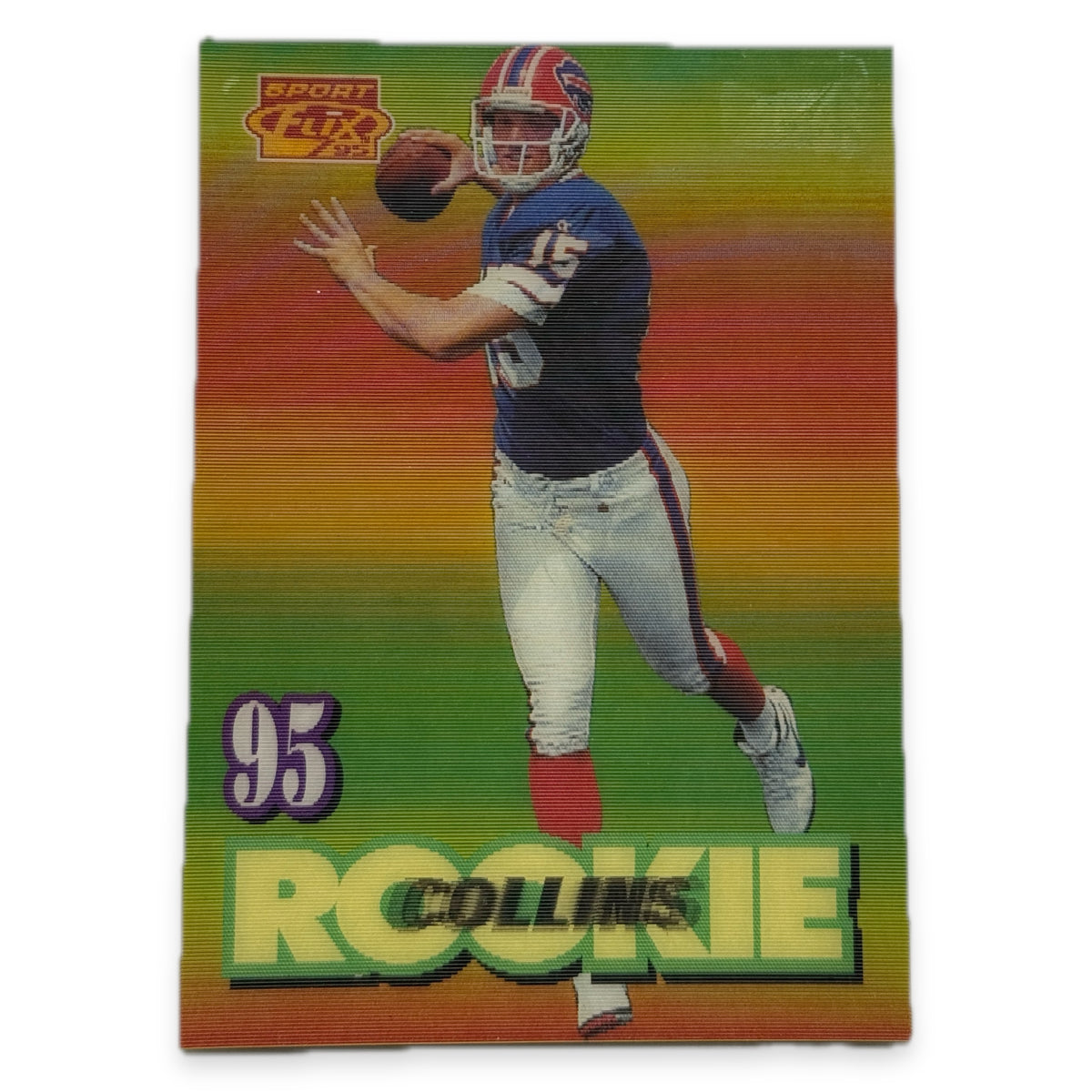 1995 Sportflix Kerry Collins Rookie 131 Pinnacle Card