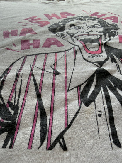 Vintage Joker HA HA Graphic Tee Velva Sheen XL White Single Stitch