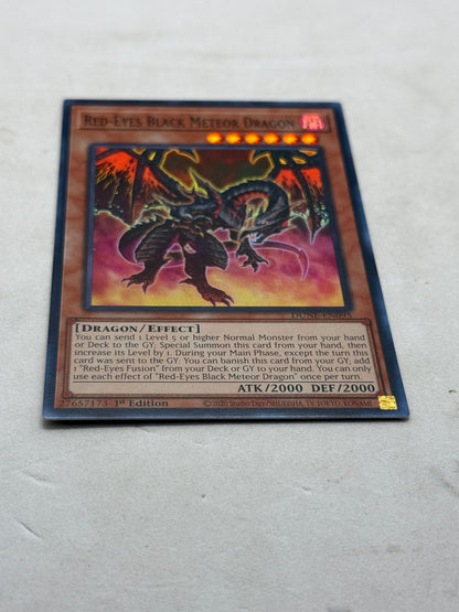 Yu-Gi-Oh Red-Eyes Black Meteor Dragon 1st Edition Card