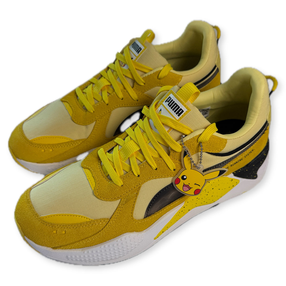 Puma x Pokemon RS-X Pikachu Sneakers Red US 12 389541 01