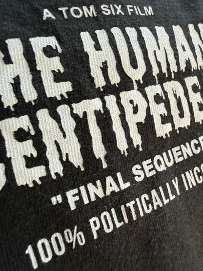 Human Centipede III tee back neck and shoulder