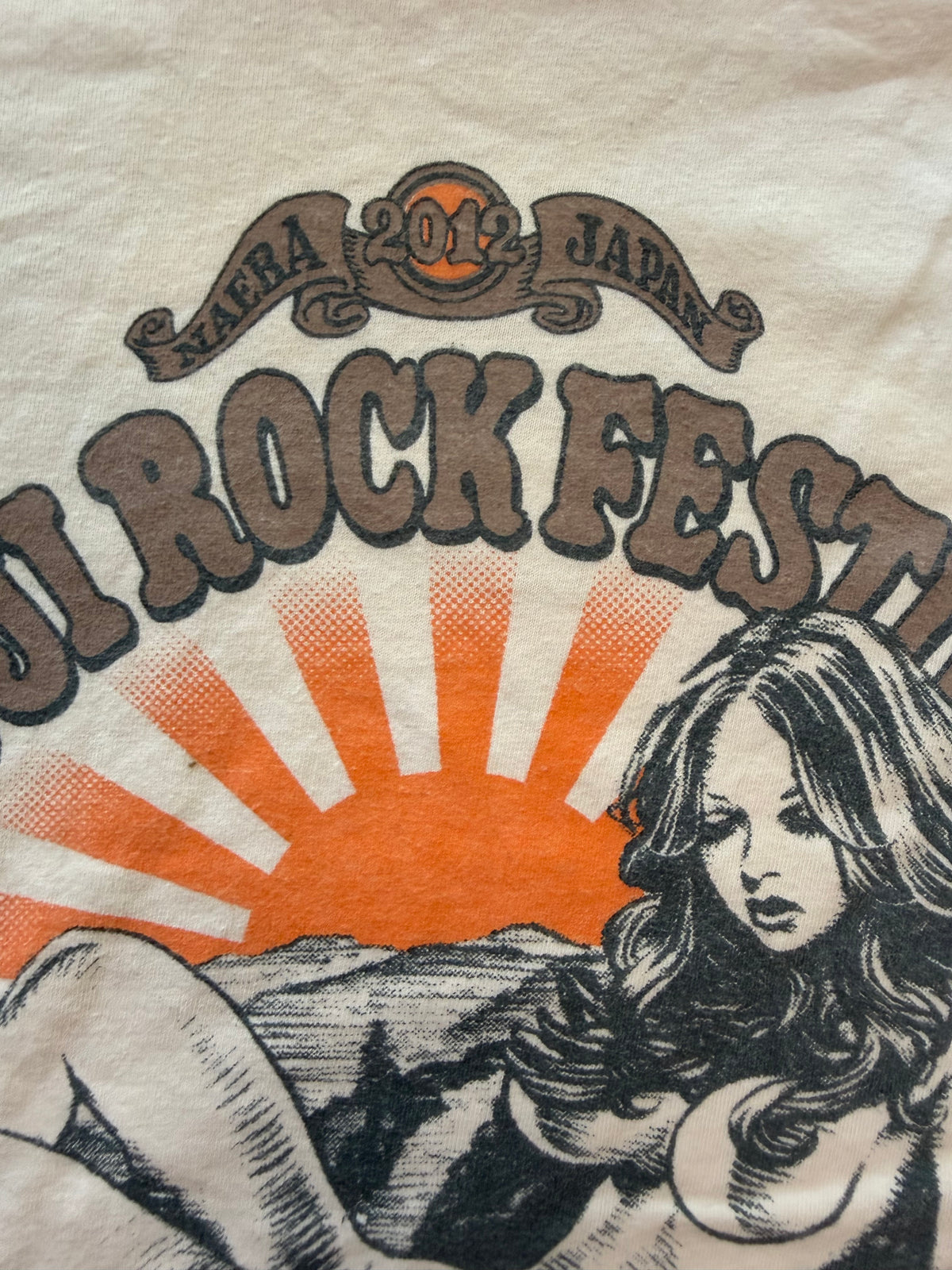 Fuji Rock Festival tee lineup print back