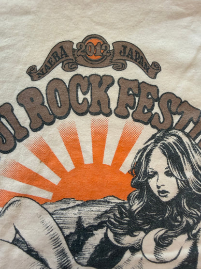 Fuji Rock Festival tee lineup print back