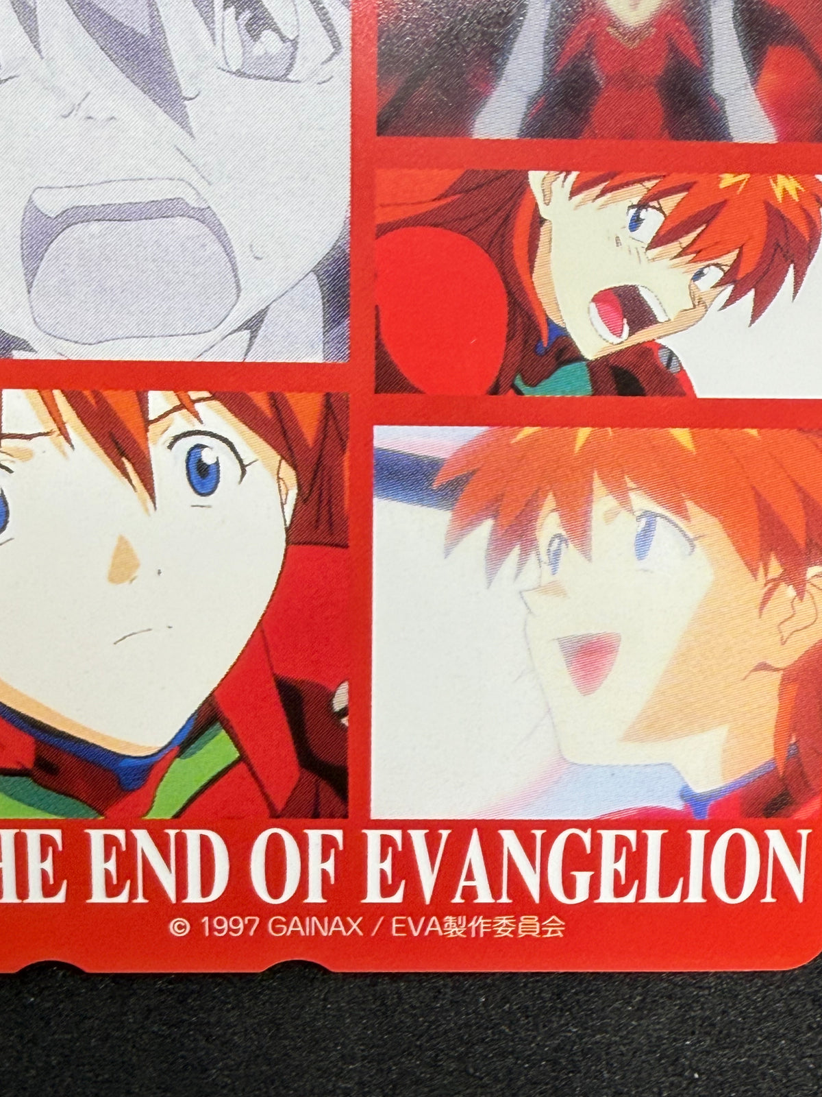 End of Evangelion Asuka Langley telephone card