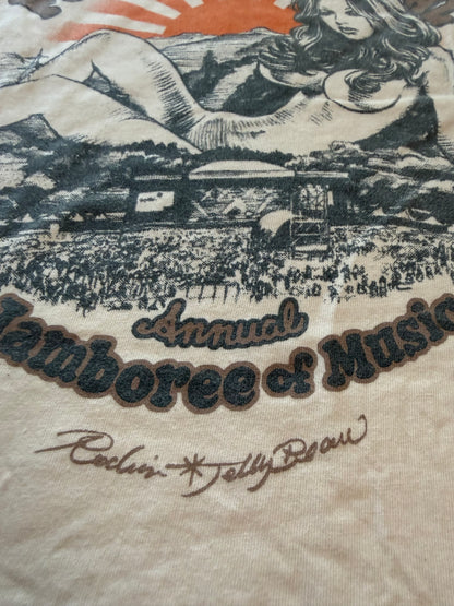 Fuji Rock Festival tee back graphic close up
