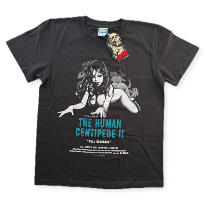 Human Centipede II Erostika tee front, white background