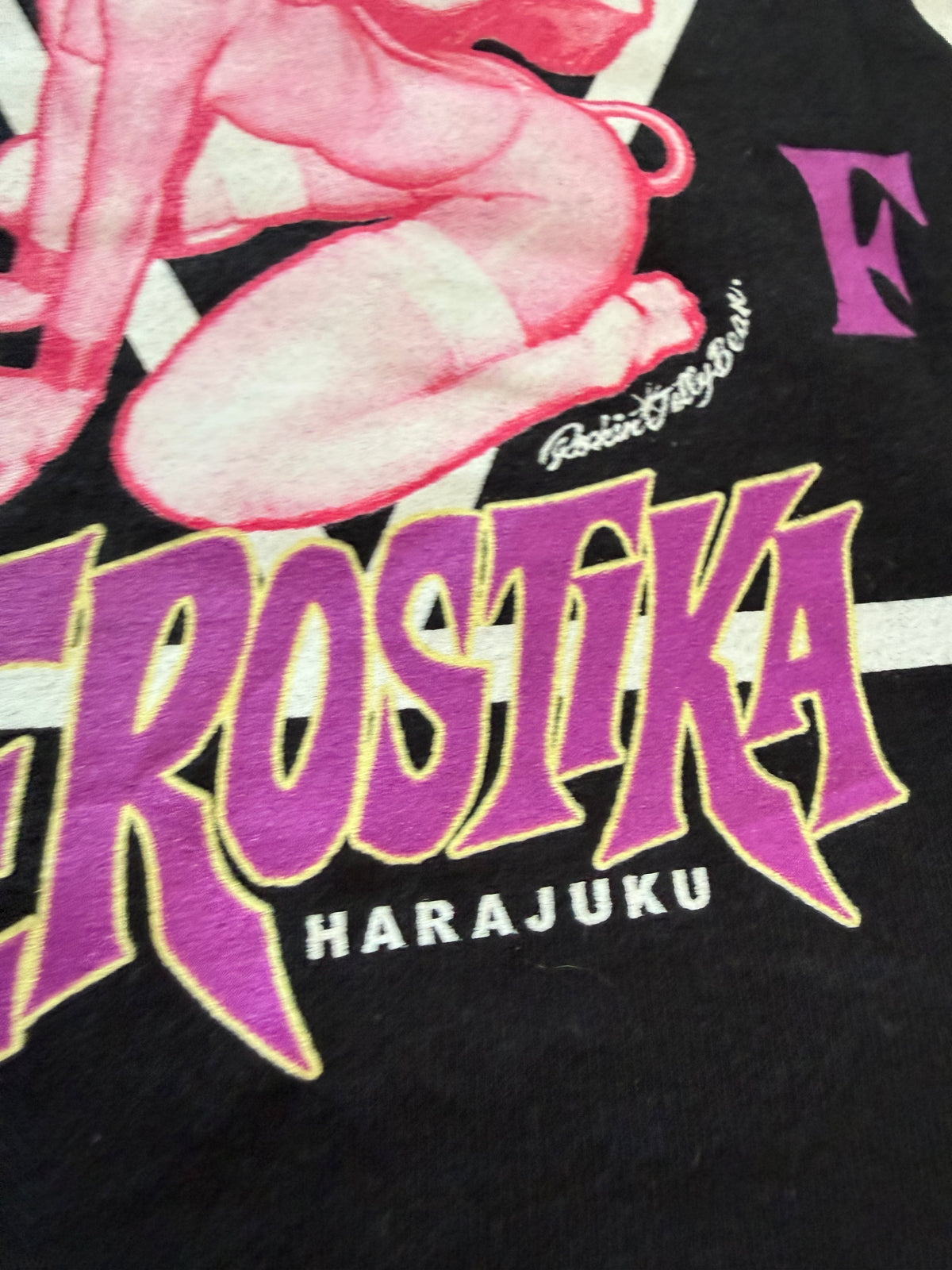 HUF x Erostika tee, graphic detail