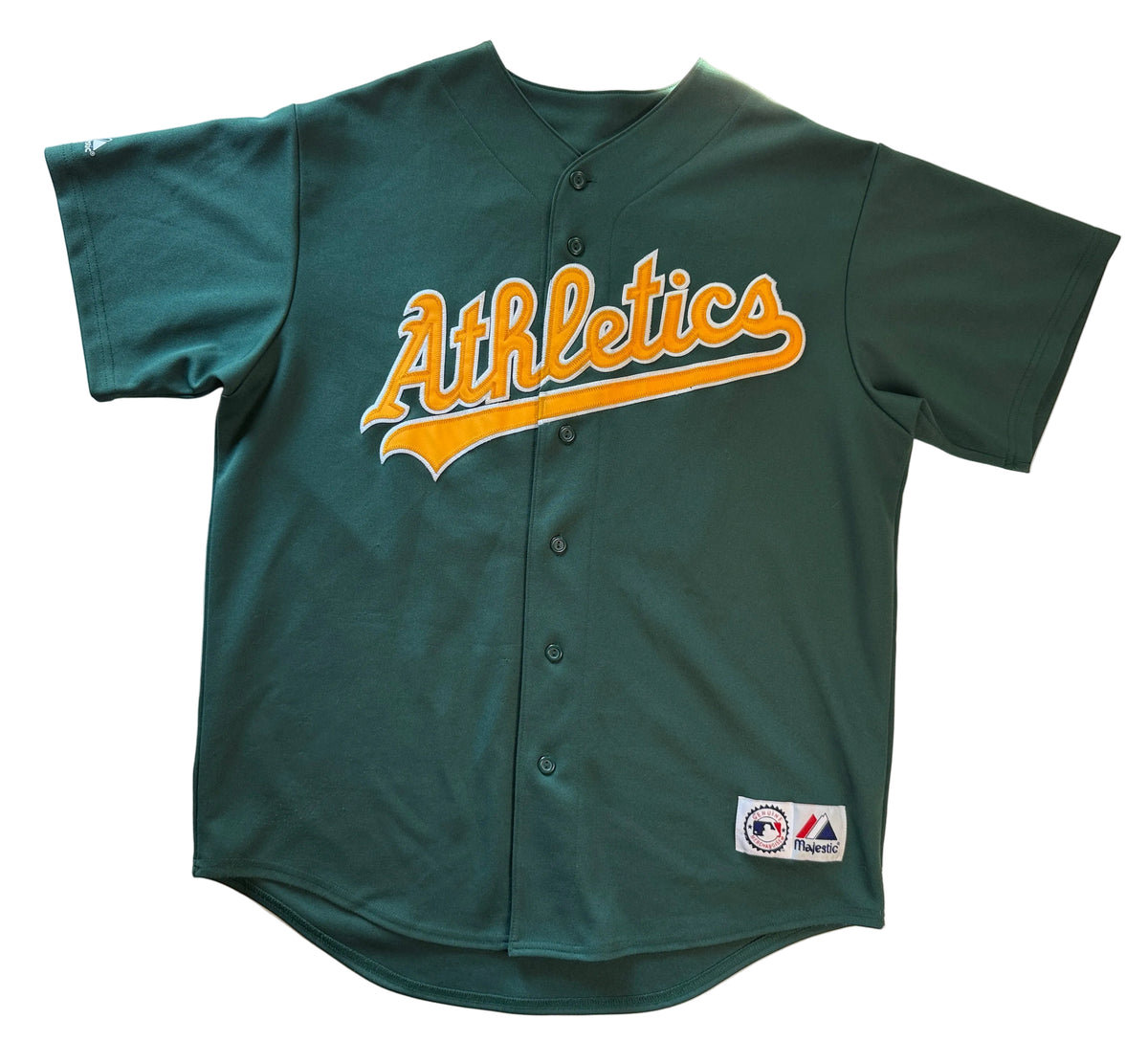 Majestic Oakland Athletics Barry Zito 75 Baseball Jersey Green