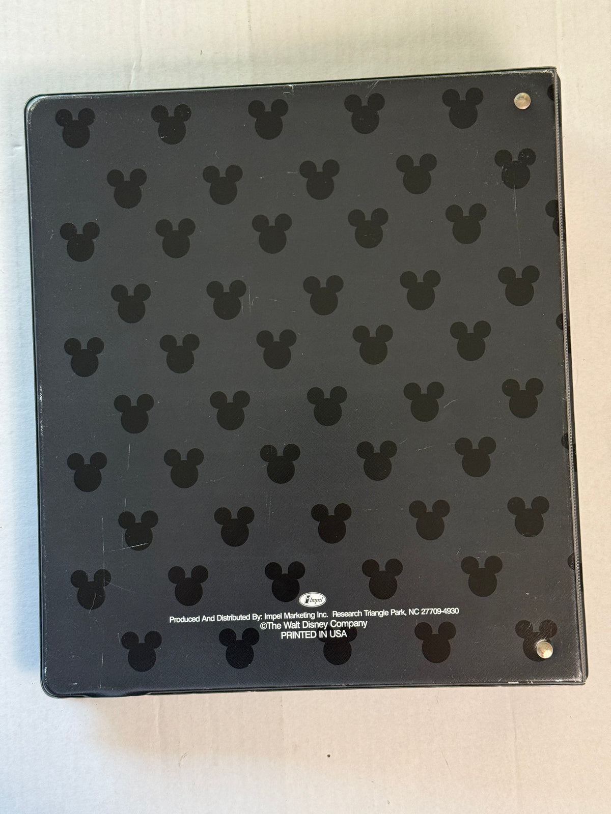 Vintage Disney Collector Cards Album Impel Binder 24 Pages