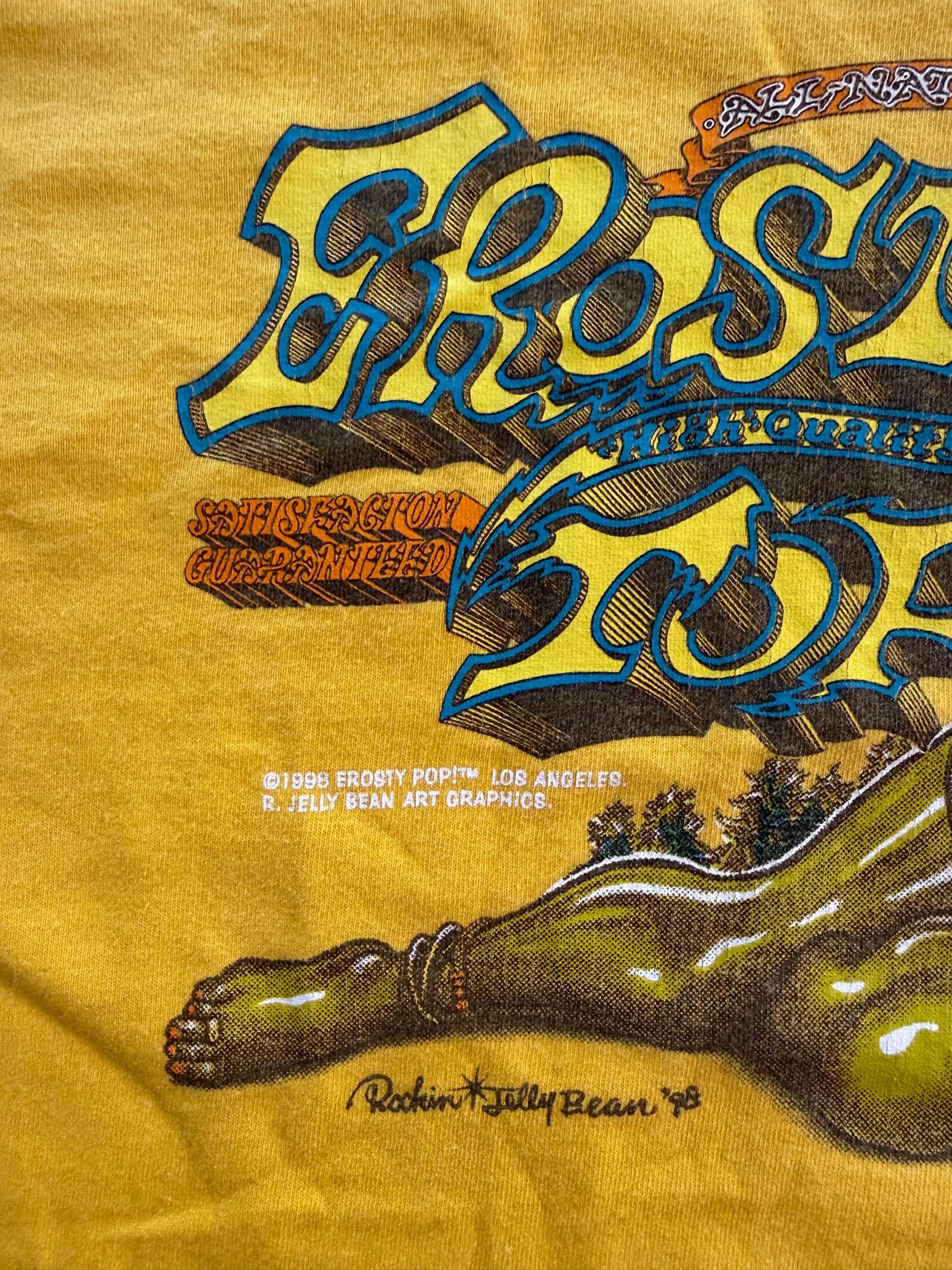 Erosty Pop tee back graphic bottle detail