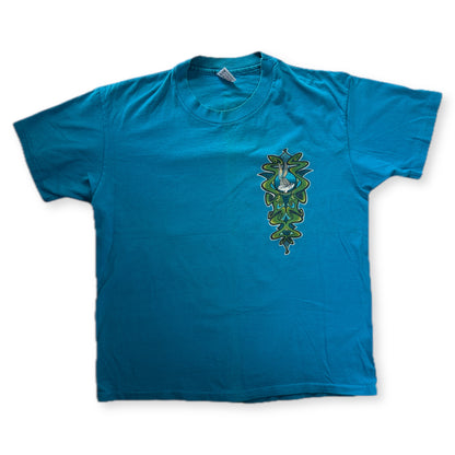 Vintage 1993 Bugs Bunny American Classic Graphic Tee Anvil XL Teal
