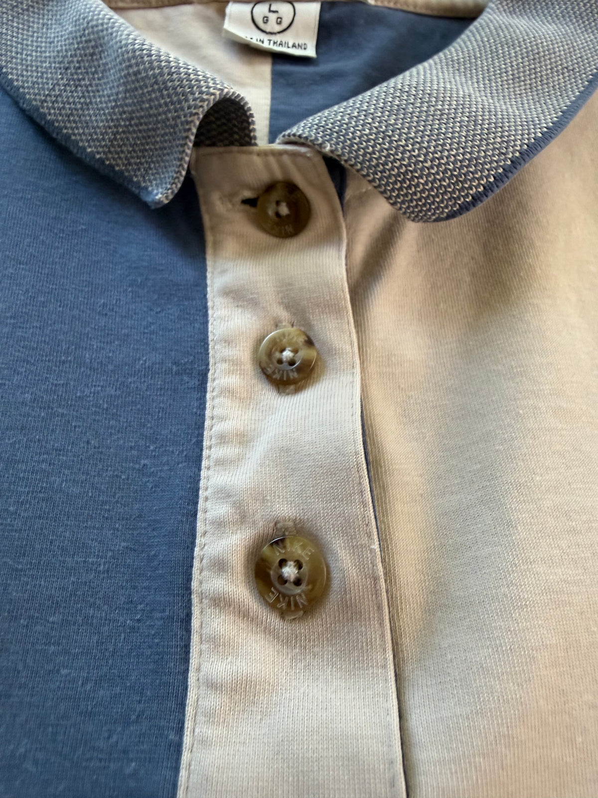 Nike Golf polo placket and buttons detail