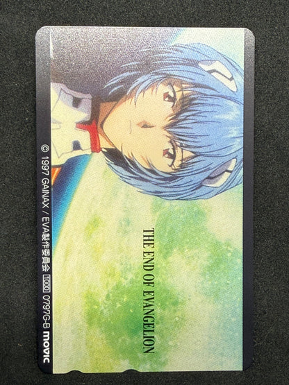End of Evangelion Rei Ayanami green landscape telephone card