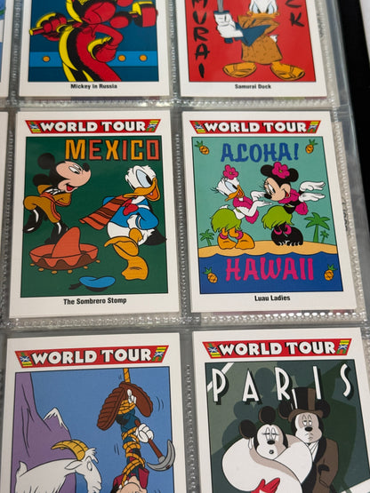 Vintage Disney Collector Cards Album Impel Binder 24 Pages