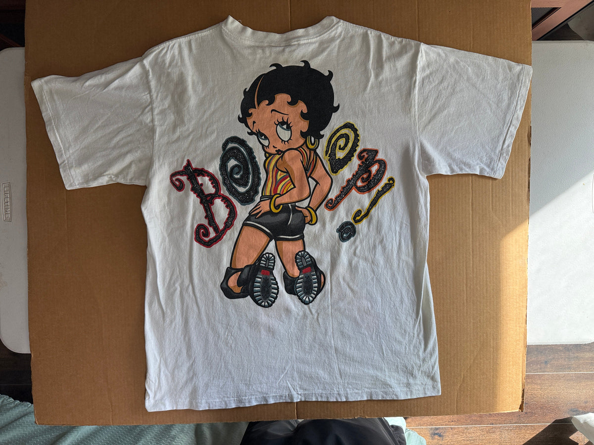 Betty Boop Boop-Oop-a-Doop back print close up