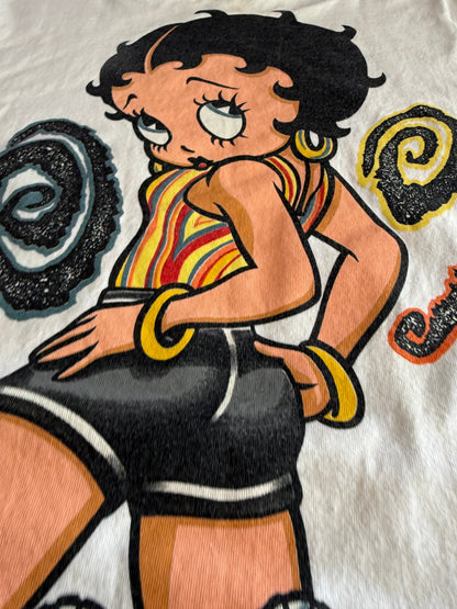Betty Boop tee care tag