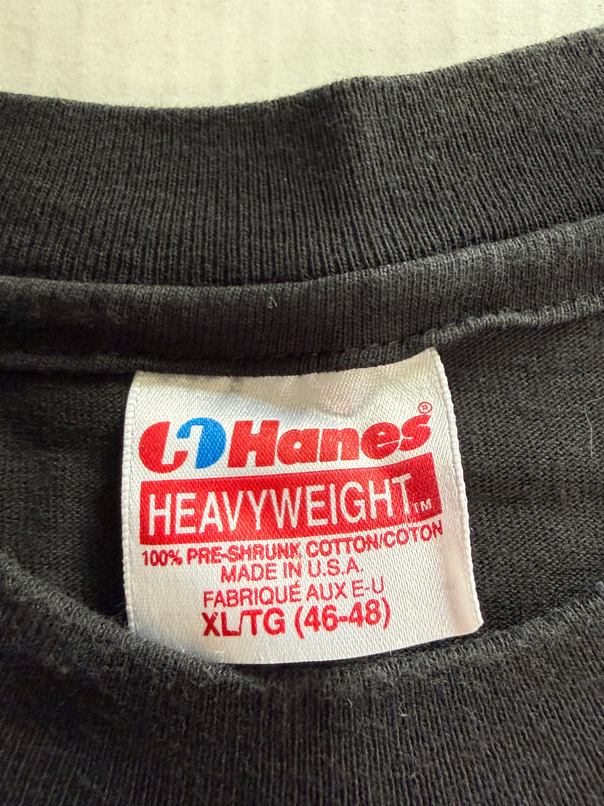 Vintage Fashion Victim Rat All Over Print Tee Hanes Heavyweight XL Black Single Stitch