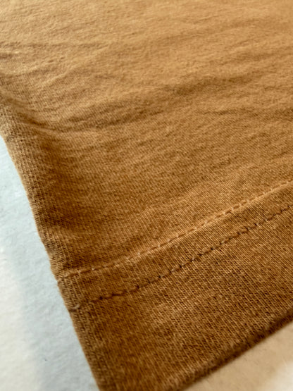 HUF Y2K Skater Graffiti Molotov Logo Tee 2002 Tan L