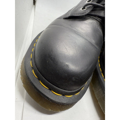 Dr. Martens Doc 1460 Wintergrip 24039 Black Snowplow Leather Combat Boots Men 11 - thriftgoblin