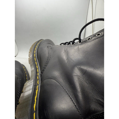 Dr. Martens Doc 1460 Wintergrip 24039 Black Snowplow Leather Combat Boots Men 11 - thriftgoblin