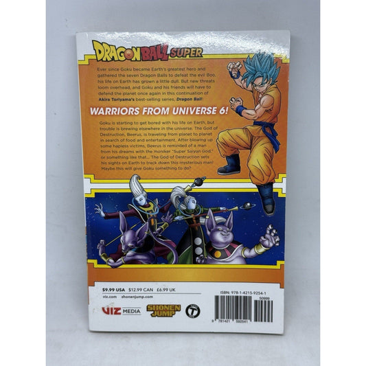 Dragon Ball Super Vol 1 Manga Akira Toriyama Toyotarou VIZ Shonen Jump 2017 Goku - thriftgoblin