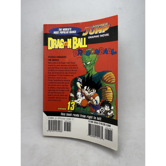 Dragon Ball Vol. 13 Shonen Jump Manga Akira Toriyama VIZ 2004 Goku vs Piccolo - thriftgoblin