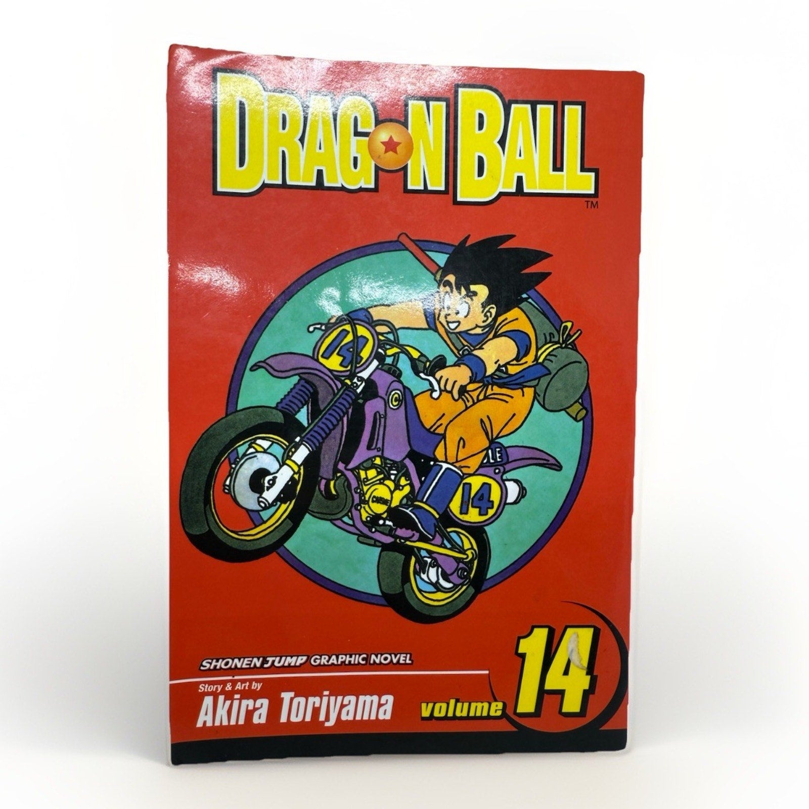 Dragon Ball Vol. 14 - Akira Toriyama | Shonen Jump Manga Graphic RIP Goku Young - thriftgoblin