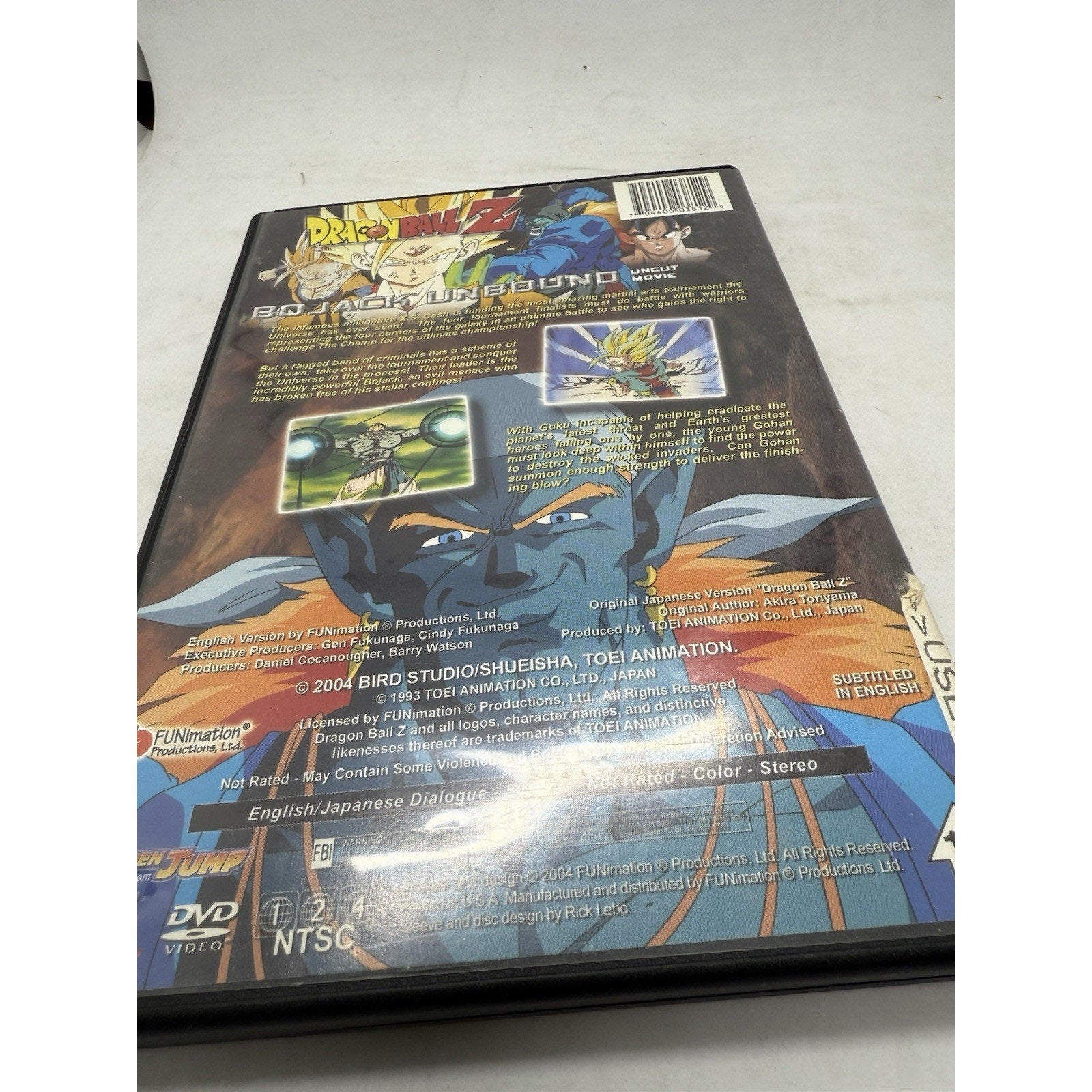 Dragon Ball Z: Bojack Unbound (Uncut) (DVD, 2004) – Used Anime Funimation Goku - thriftgoblin