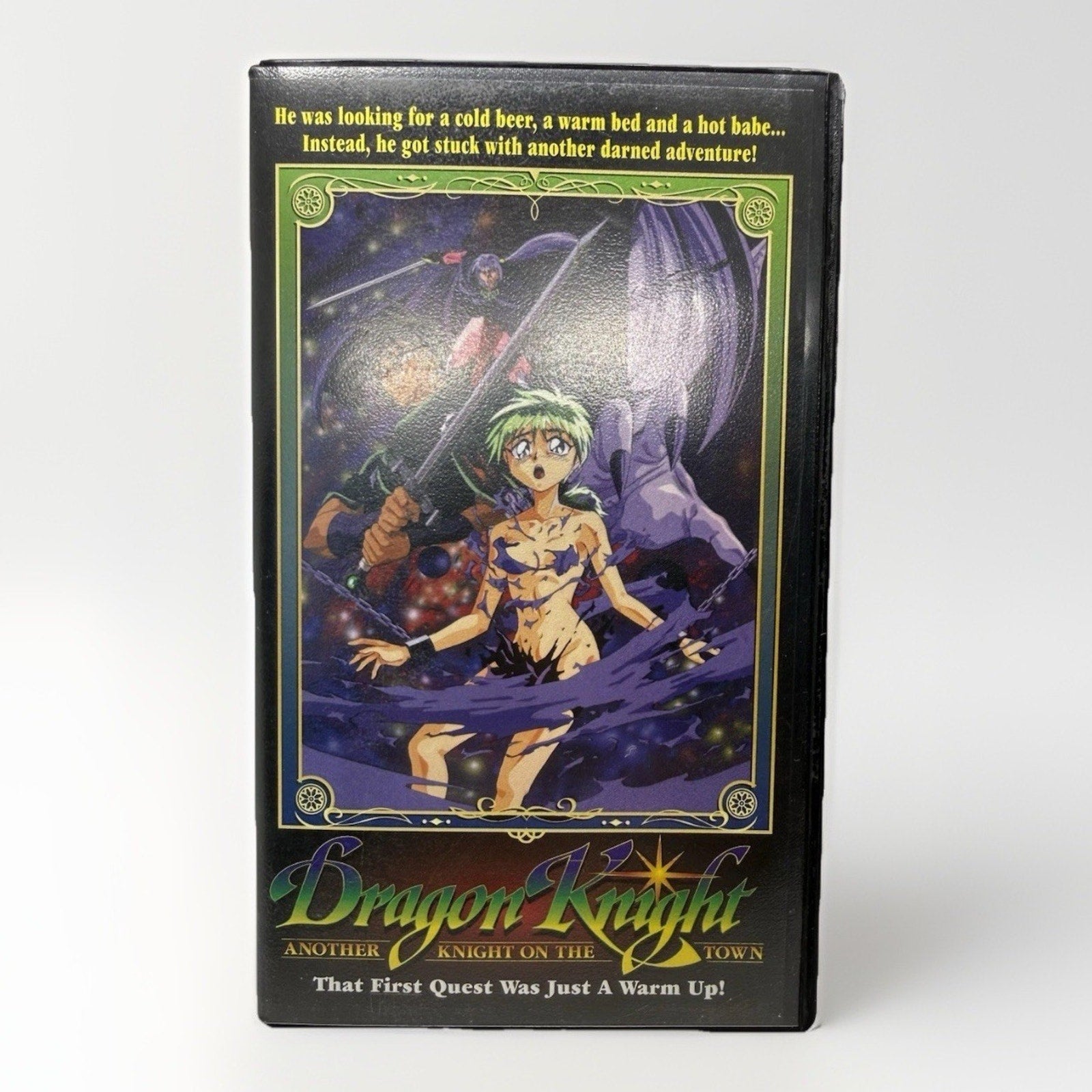 Dragon Knight Another Knight on the Town VHS 1994 ADV Films Tested Anime Retro - thriftgoblin