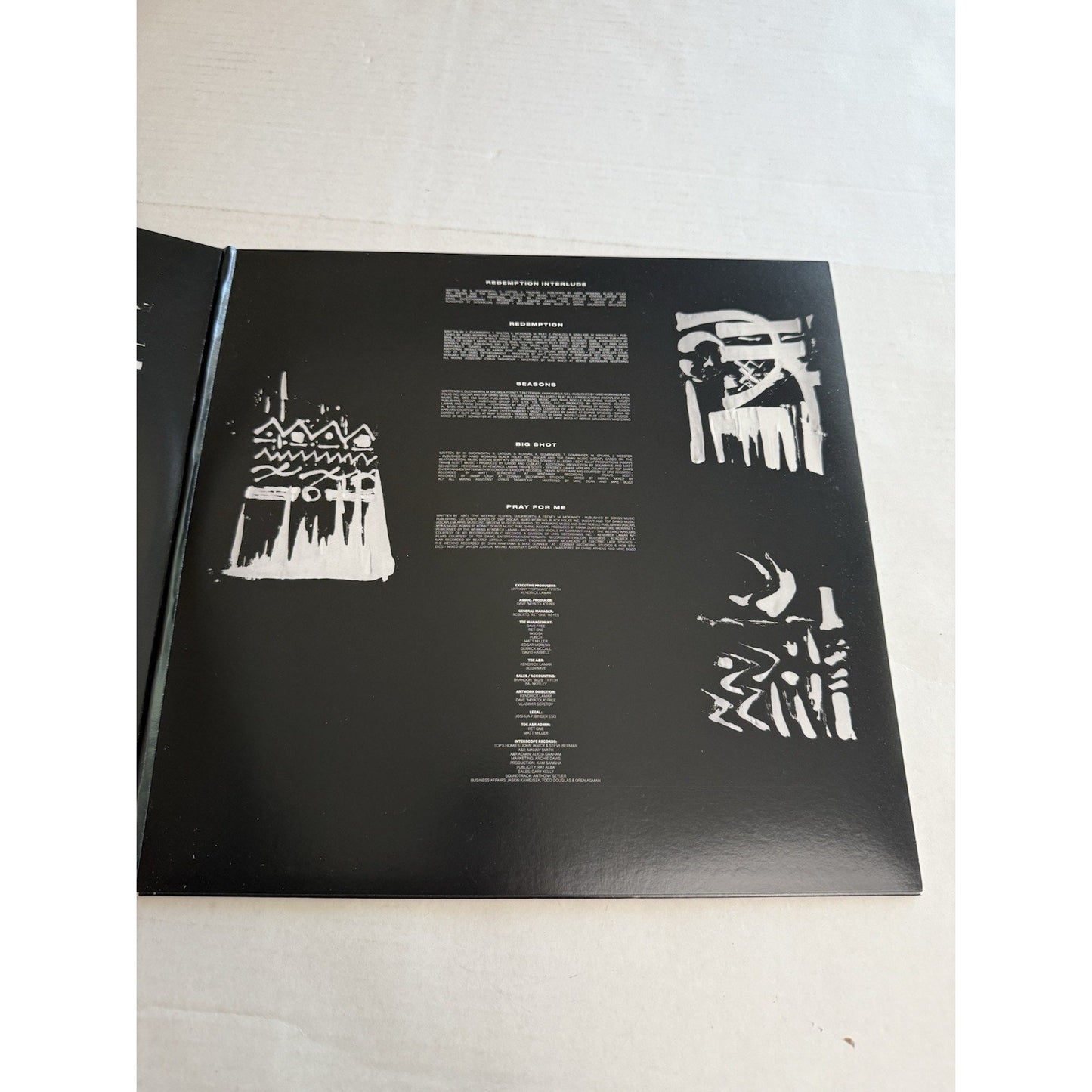Black Panther 2LP Vinyl Kendrick Lamar Numbered Limited Edition Etched TDE KDot